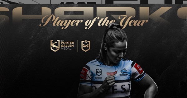 Penitani crowned NRLW Player of the Year again