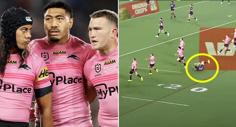 Penrith player delivers sly shot in NRL final