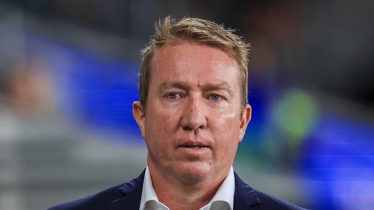 Roosters coach Trent Robinson reportedly spent two nights in hospital. (Photo by Mark Evans/Getty Images)