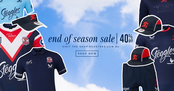 Roosters fans, gear up for end-of-season sale