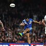 Stephen Crichton booted Samoa into the World Cup final with a shock win over England two years ago. Picture: Matthew Lewis/Getty Images for RLWC