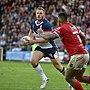 Rabbitohs prop Tom Burgess in action for England during last year's series against Tonga.