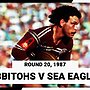 South Sydney Rabbitohs v Manly Warringah Sea Eagles | Round 20, 1987 | Match Replay | NRL Throwback