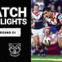 Sydney Roosters v New Zealand Warriors | Round 21, 2007 | Classic Match Highlights | NRL