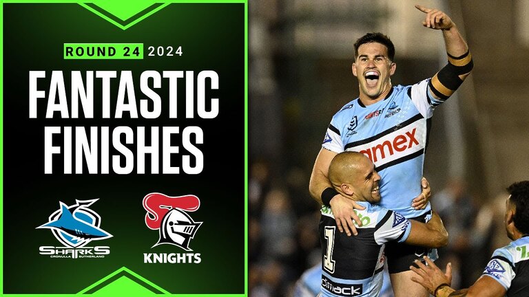 Best finishes of 2024: Sharks v Knights - Round 24 | NRL Telstra Premiership