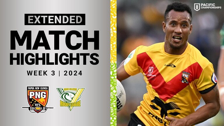 Pacific Championships 2024 | PNG Kumuls v Cook Islands Aitu | Extended Match Highlights