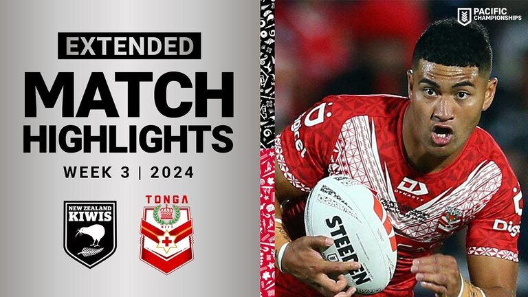 Pacific Championships 2024 | Kiwis v Tonga XIII | Extended Match Highlights