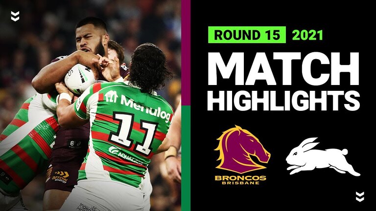 Broncos v Rabbitohs Match Highlights | Round 15, 2021 | Telstra Premiership | NRL