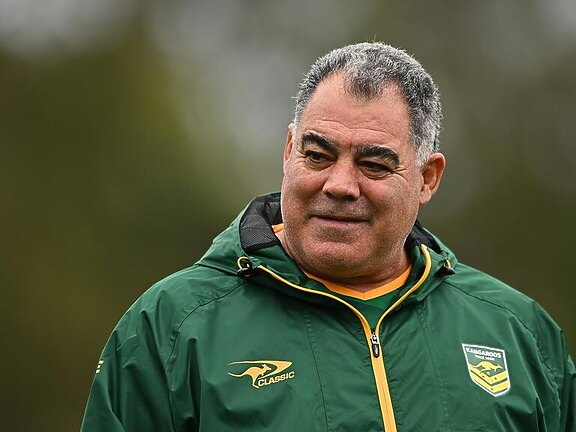 Kangaroos Coach Mal Meninga has challenged his side to ‘get it right’ and atone for their loss to the Kiwis in the Pacific Championship final last year. Picture: Getty Images