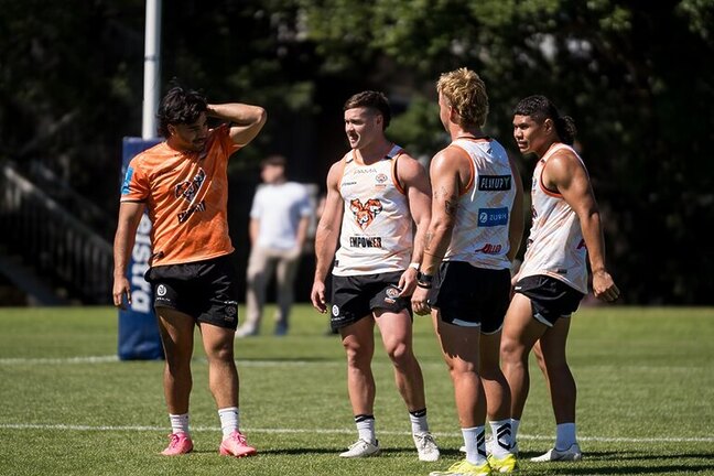 Good tips for young Tigers at NRL Rookie Camp