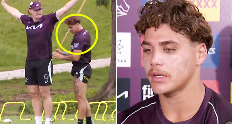 Reece Walsh ends nine-month silence after Broncos accused of rule breach around NRL star