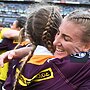 Ali Brigginshaw is confident Tarryn Aiken will do the No.7 jersey proud long after she’s retired. Picture: AAP Image/Dean Lewins