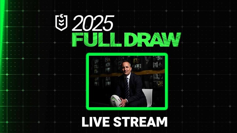 Watch live: NRL & NRLW 2025 Draw with Abdo