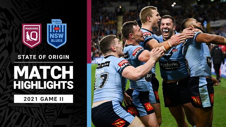 2021 State of Origin Game II Maroons v Blues Highlights