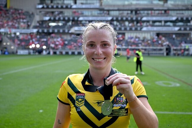 Tarryn Aiken was player of the match in the Pacific Cup final