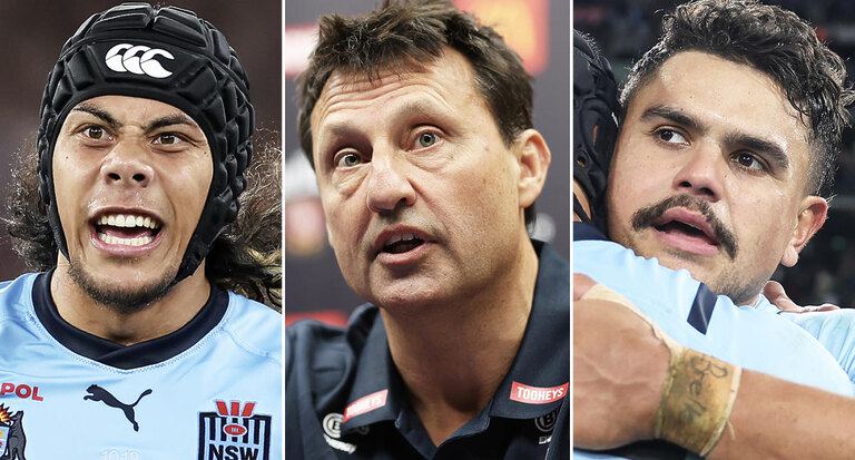 Jarome Luai and Mitchell Moses under pressure as Laurie Daley makes call on Latrell Mitchell