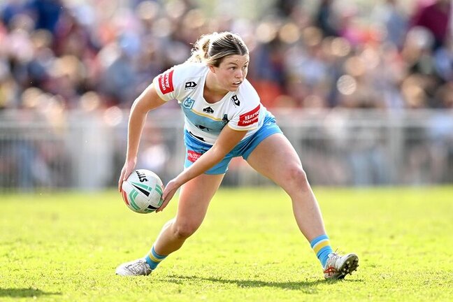 Kolc in action for the Titans against Brisbane Broncos.
