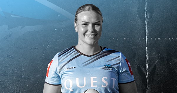 Carter adds muscle to Sharks pack on two-year NRLW deal