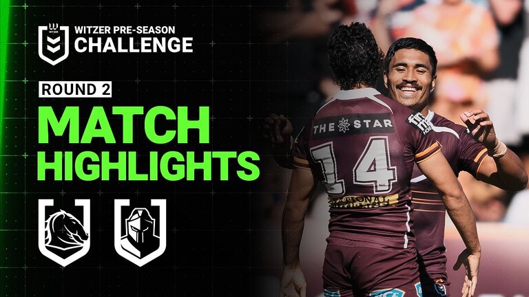 NRL Match Highlights 2025 | Broncos v Titans | Pre-Season, Week 2