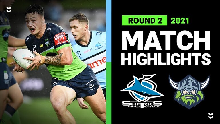 Sharks v Raiders Match Highlights | Round 2 2021 | Telstra Premiership | NRL