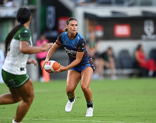 Fuimaono in action for the Indigenous All Stars.