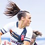 Picture by Allan McKenzie/SWpix.com - 29/04/2023 - Rugby League - Rugby League Mid-Season International - England Women v France Women - Halliwell Jones Stadium, Warrington, England - Hollie-Mae Dodd.