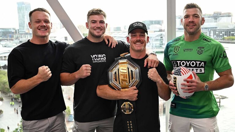 NRL Stars of Vegas infiltrate @ufc | Rugby League Las Vegas