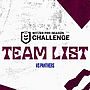 Team Update: Pre-season Challenge vs Panthers