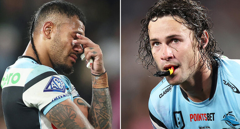 Cronulla teammate responds to ugly claims about Nicho Hynes amid devastating injury blow