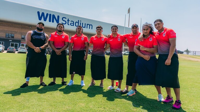 The club's Tongan stars: Ben Murdoch-Masila, Mosese Suli, Finau Latu, Jacob Halangahu, Sione Finau, Viliami Fifita, Christian Tuipulotu & Loko Pasifiki Tonga.