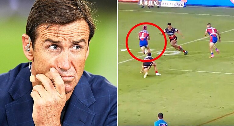 Andrew Johns blasts 'terrible' scenes as Kalyn Ponga carves up Dolphins in NRL masterclass