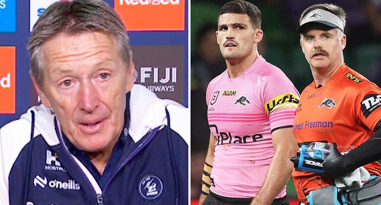 Craig Bellamy accuses Melbourne Storm players of cardinal sin after Nathan Cleary knocked out