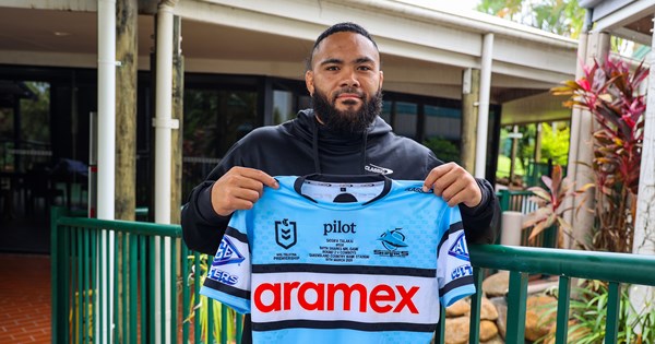 Grateful Talakai ready to rip for 100th Sharks game