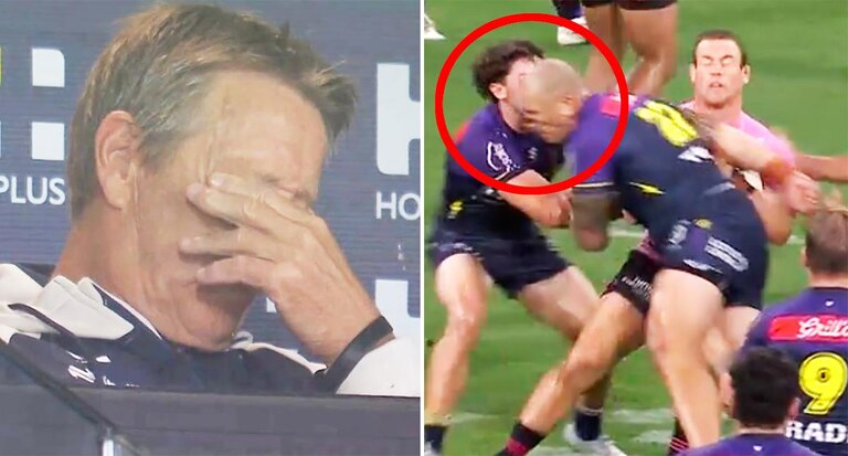 Craig Bellamy captured in brutal reaction as call to pick Melbourne Storm 'liability' backfires