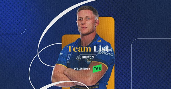 NRL Team List: Round 3