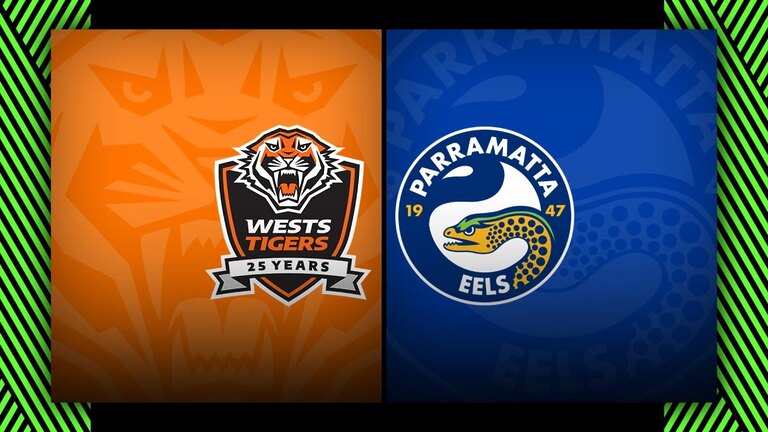 NRL Extended Highlights 2025 | Wests Tigers v Eels  | Pre-Season, Week 3