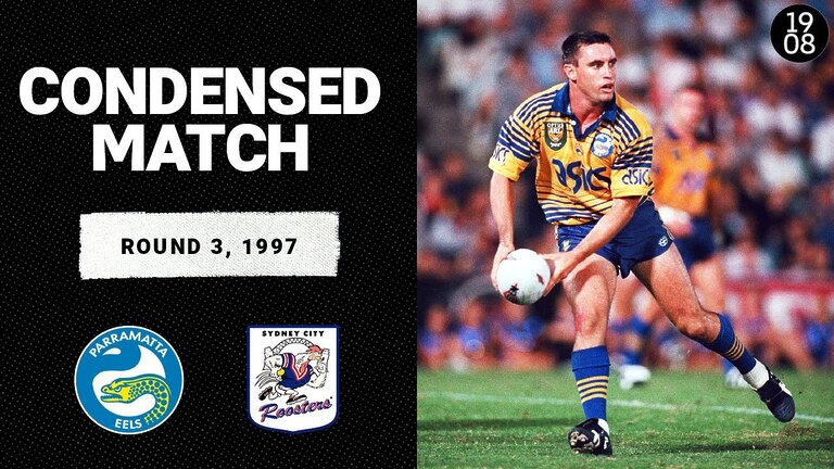 Parramatta Eels vs. Sydney City Roosters | Round 3, 1997 | Condensed Match | NRL