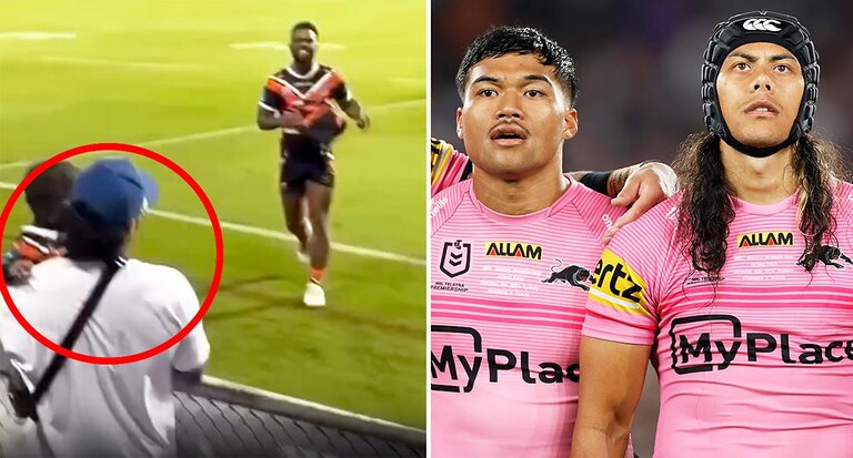 Brian To'o spotted in telling act for former teammates as Panthers players show their class