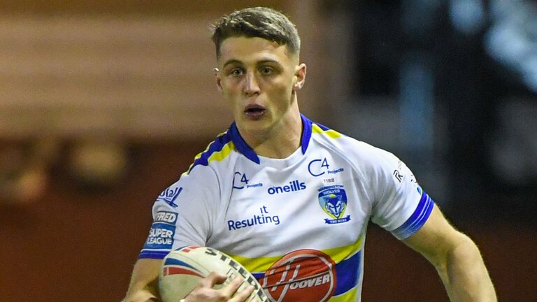 Picture by Olly Hassell/SWpix.com - 10/02/2023 - Rugby League - Rugby League Warm Up - Warrington Wolves v North Wales Crusaders - Halliwell Jones Stadium, Warrington, England - Josh Lynch of Warrington Wolves