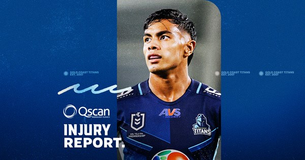 Injury report: Kini to miss Roosters clash