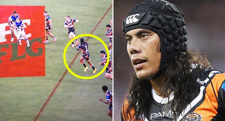 Jarome Luai's 'poor' mistake that came back to haunt Wests Tigers in NRL loss to Newcastle