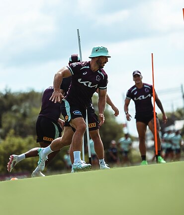 Ben Hunt will start the season in the halves for the Broncos.