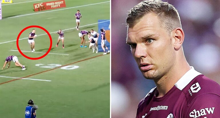 Manly made a big mistake with Tom Trbojevic late in Cowboys game - and got lucky it didn't backfire