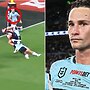 Calls intensify for Nicho Hynes switch as concerning footage emerges of Cronulla teammate