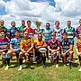 The Hostplus Cup captains at the QRL Major Competitions season launch.