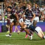 Paseka on the charge against the Cowboys in Round 1