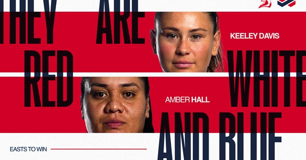 2024 NRLW Premiership Winners Keeley Davis & Amber Hall Re-Commit