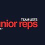 JUNIOR REPRESENTATIVES TEAMLISTS – Saturday, 22nd March, 2025