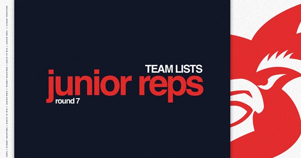 JUNIOR REPRESENTATIVES TEAMLISTS – Saturday, 22nd March, 2025