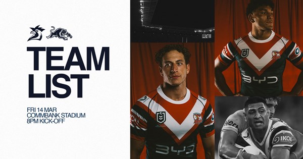 Teamlist | Round 2 NRL Line Up vs Panthers